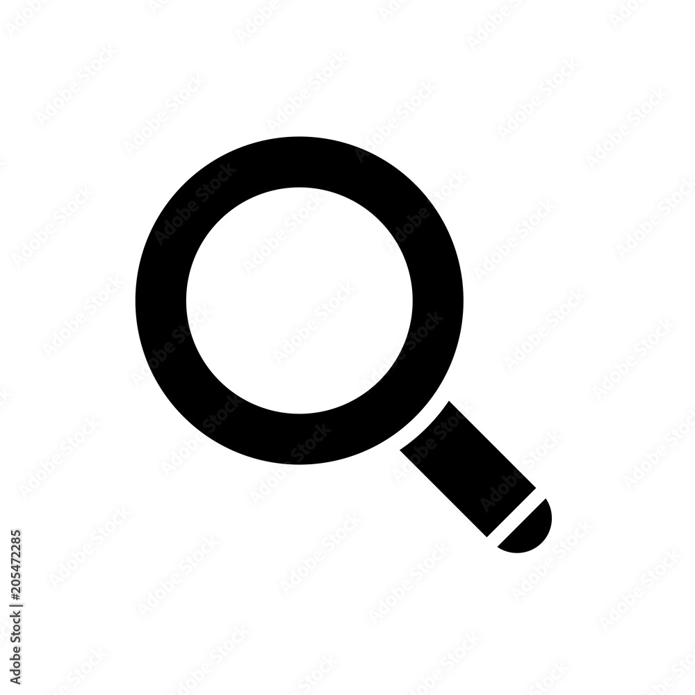Cute Magnifying Glass Icon, Vector Illustration Design Cute Magnifying Glass Icon, Vector Illustration Design