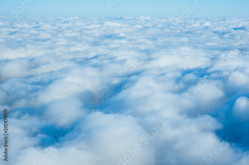 Blue sky and clouds. Cloudscape