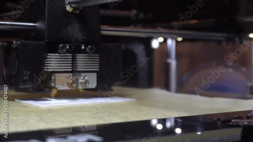 Modeling and 3D printing of small parts and shapes. Creation of prostheses of human limbs. Work stepper motor - the print head of the printer. Air cooling system by blowing coolers. Corporate business