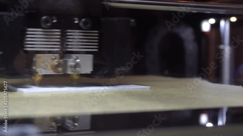 Modeling and 3D printing of small parts and shapes. Creation of prostheses of human limbs. Work stepper motor - the print head of the printer. Air cooling system by blowing coolers. Corporate business