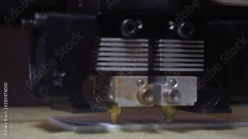 Modeling and 3D printing of small parts and shapes. Creation of prostheses of human limbs. Work stepper motor - the print head of the printer. Air cooling system by blowing coolers. Corporate business