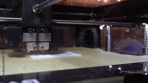 Modeling and 3D printing of small parts and shapes. Creation of prostheses of human limbs. Work stepper motor - the print head of the printer. Air cooling system by blowing coolers. Corporate business