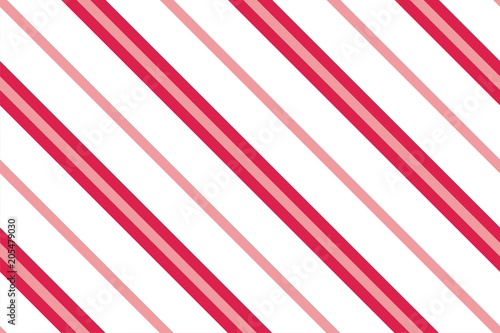 Seamless pattern. Pink-red Stripes on white background. Striped diagonal pattern For printing on fabric, paper, wrapping