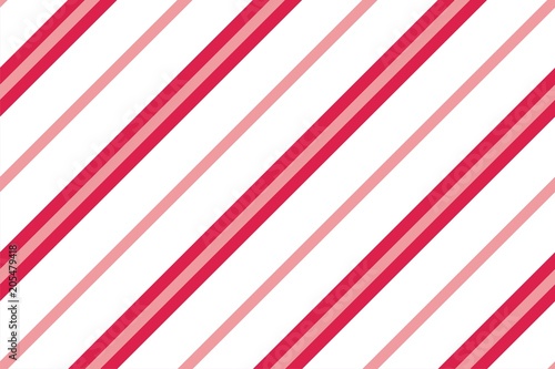 Seamless pattern. Pink-red Stripes on white background. Striped diagonal pattern For printing on fabric, paper, wrapping