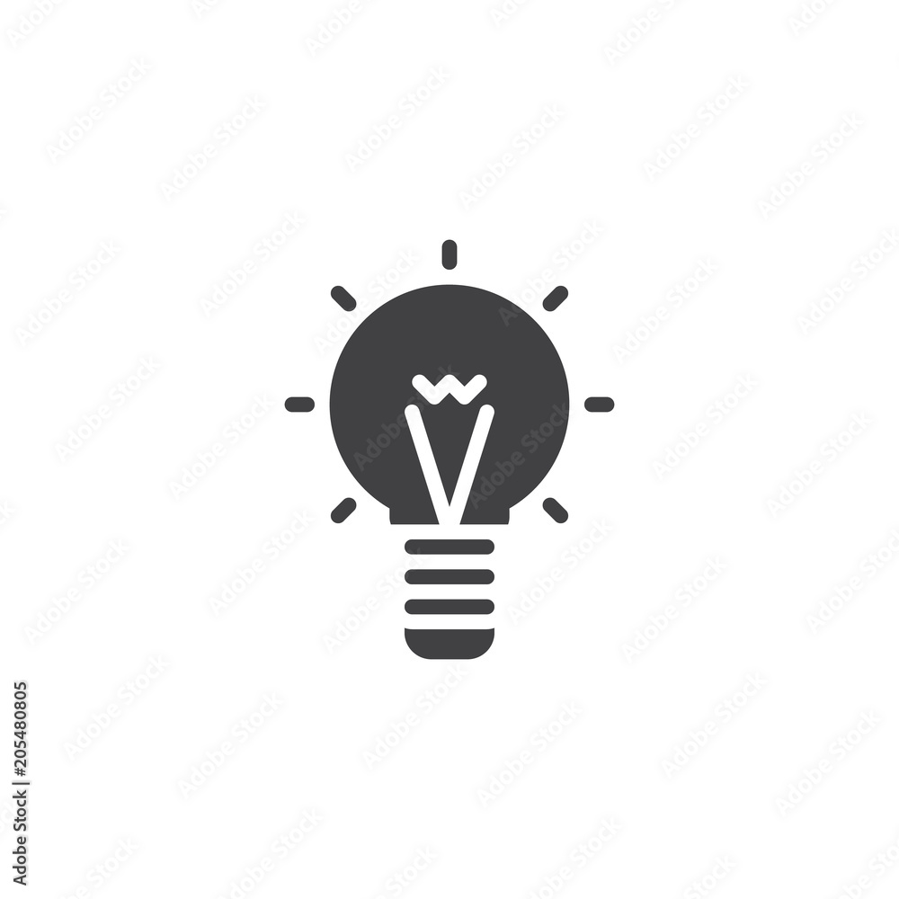Light Bulb vector icon. filled flat sign for mobile concept and web design. Lightbulb simple solid icon. Lamp symbol, logo illustration. Pixel perfect vector graphics Light Bulb vector icon. filled flat sign for mobile concept and web design. Lightbulb simple solid icon. Lamp symbol, logo illustration. Pixel perfect vector graphics