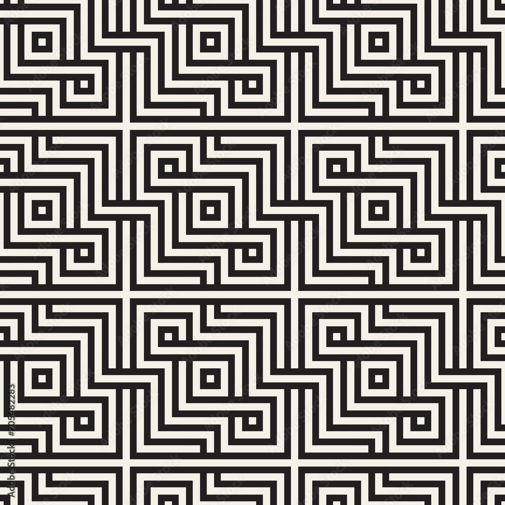 Vector seamless pattern. Modern stylish abstract texture. Repeating geometric tiles.. Vector seamless pattern. Modern stylish abstract texture. Repeating geometric tiles..