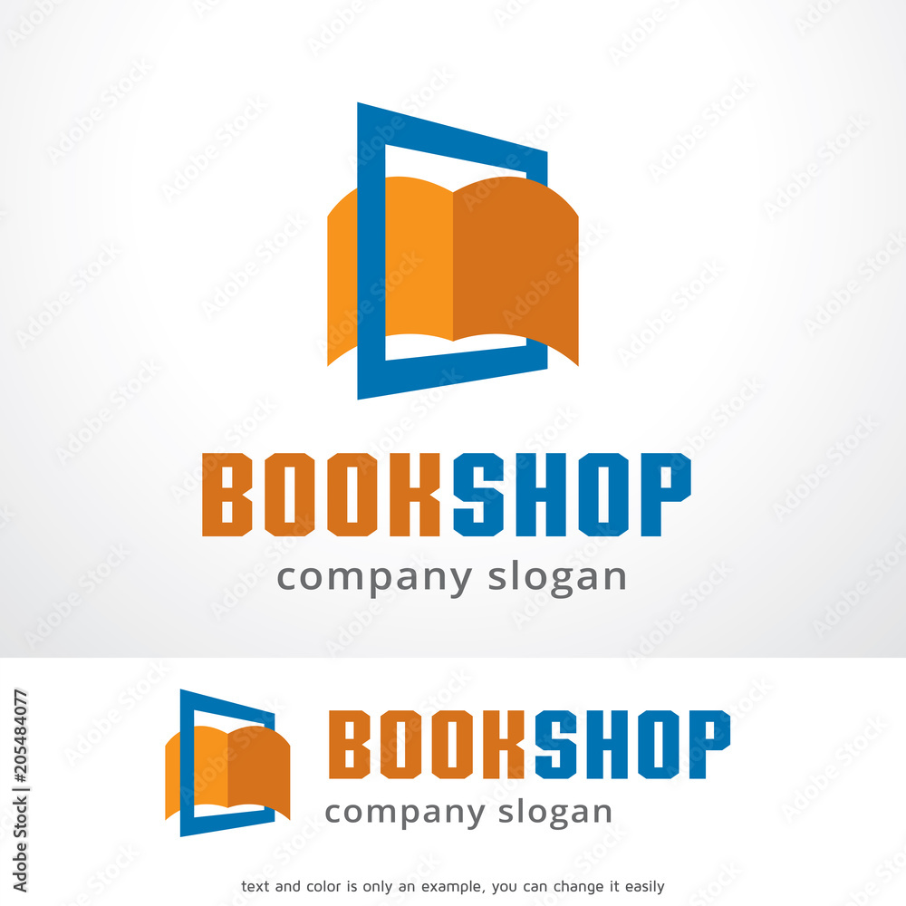 Book Shop Logo Template Design Vector, Emblem, Design Concept, Creative Symbol, Icon Book Shop Logo Template Design Vector, Emblem, Design Concept, Creative Symbol, Icon