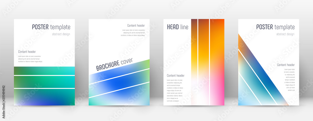 Flyer layout. Geometric eminent template for Brochure, Annual Report, Magazine, Poster, Corporate Presentation, Portfolio, Flyer. Alive bright cover page.