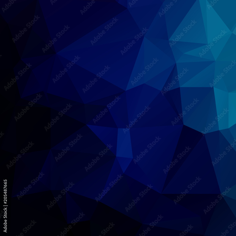 Abstract dark blue polygon texture