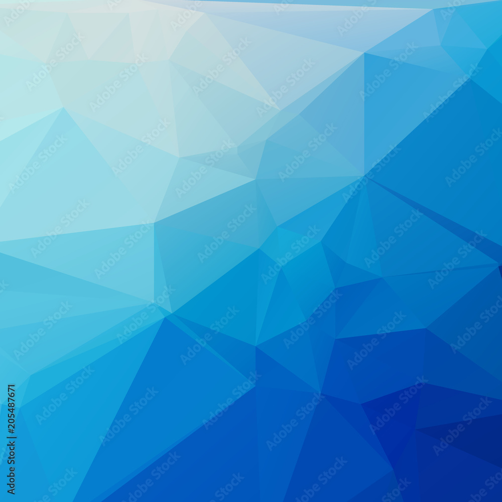 Abstract blue polygon texture