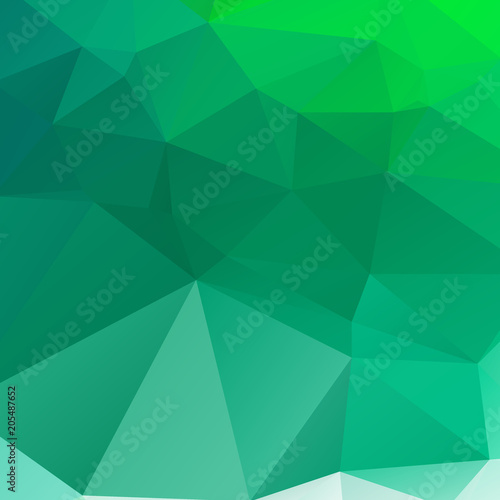 Abstract green polygon texture