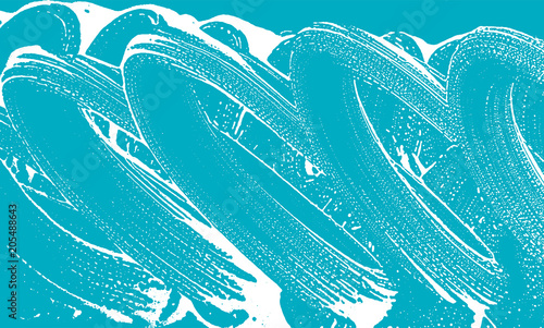 Natural soap texture. Admirable green blue foam trace background. Artistic unique soap suds. Cleanliness, cleanness, purity concept. Vector illustration.
