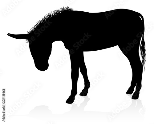 Donkey Animal Silhouette
