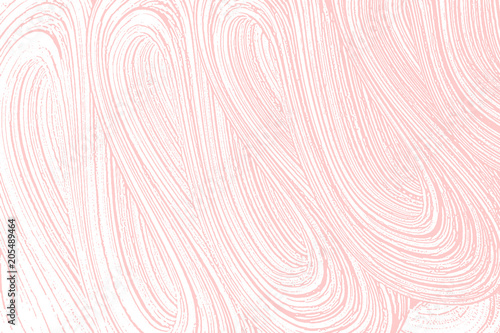 Natural soap texture. Alluring millenial pink foam trace background. Artistic awesome soap suds. Cleanliness, cleanness, purity concept. Vector illustration.