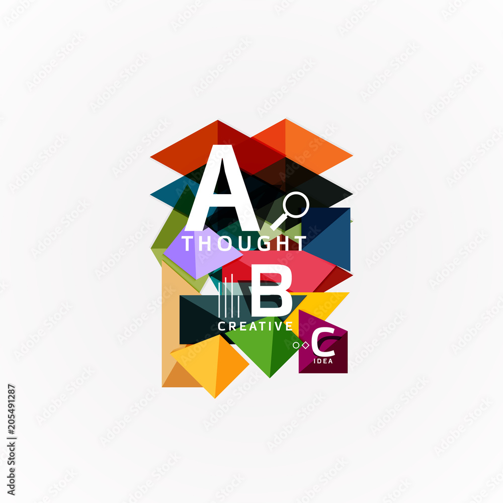 Paper infographic banner template with a b c options, infographics elements Paper infographic banner template with a b c options, infographics elements