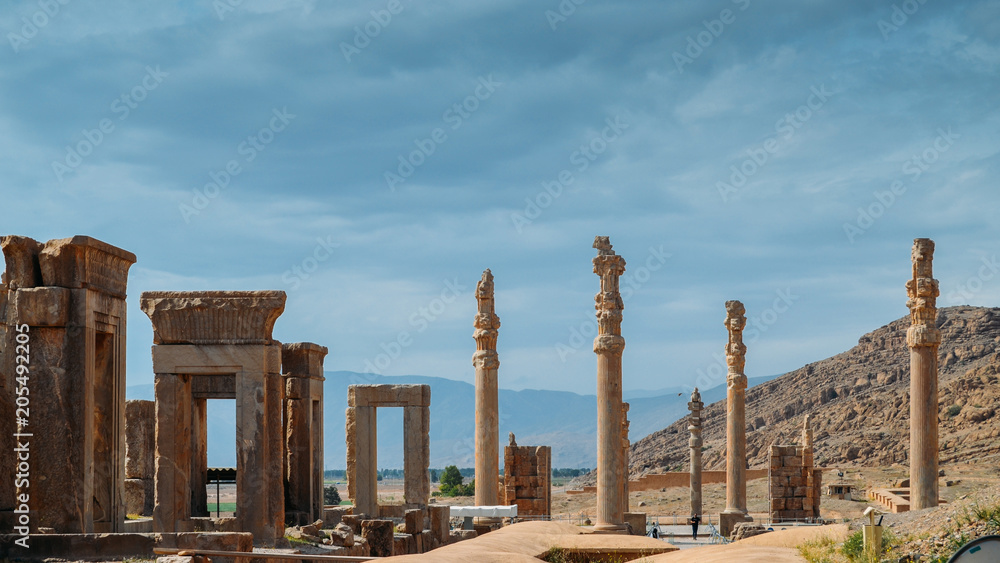 Persepolis was the ceremonial capital of the Achaemenid Empire ca. 550 330 BC It is situated 60 km northeast of the city of Shiraz in Fars Province, Iran