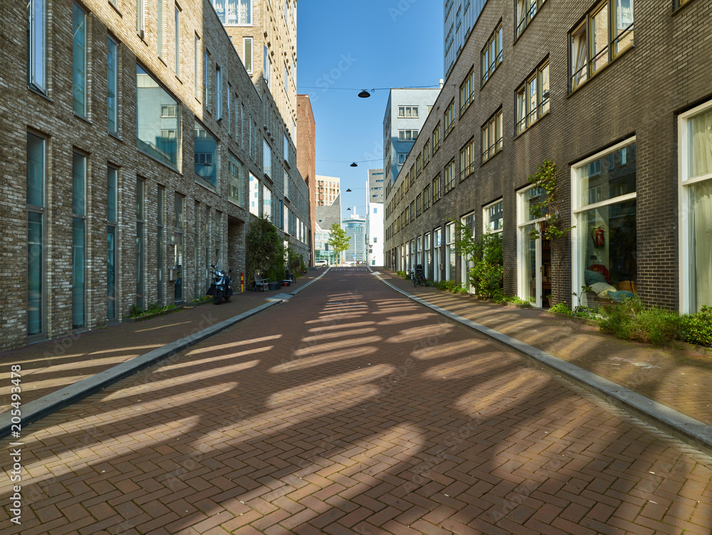 modern Street Amsterdam
