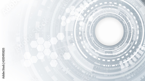 Technological future cyber interface platform abstract background template vector