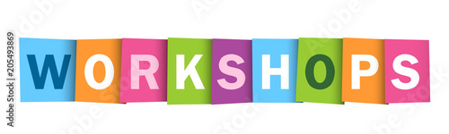 WORKSHOPS letters banner