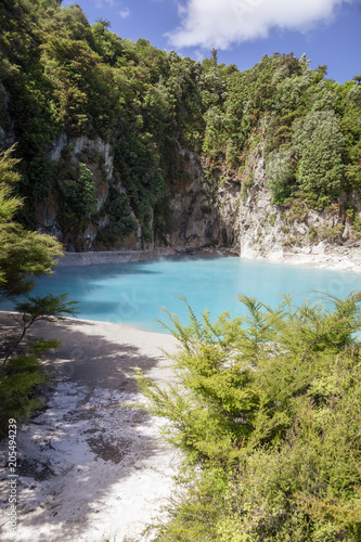 volcanic lake at waimangu