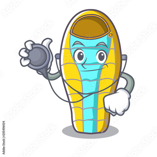Doctor sleeping bad character cartoon