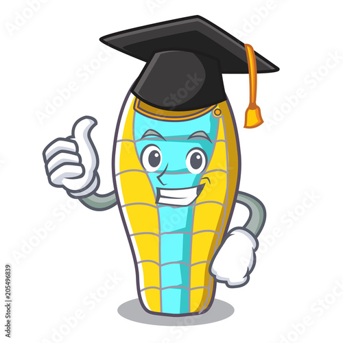 Graduation sleeping bad character cartoon