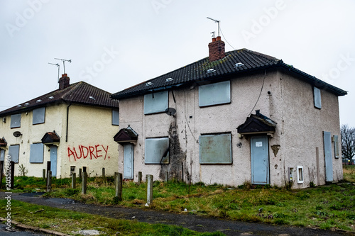 Derelict Council Houses