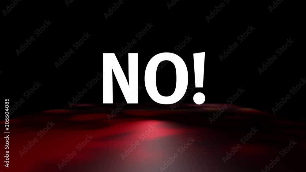 Rotating text on screen that reads 