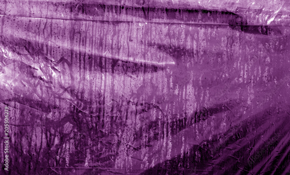 Condensation drops texture in purple tone.
