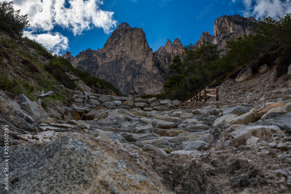 Dolomites mountains and lakes, north Italy Dolomites mountains and lakes, north Italy