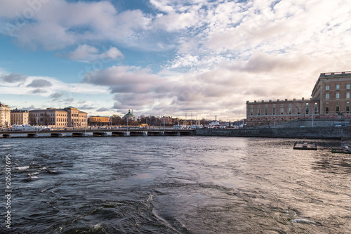 Photography stockholm city scape, palace