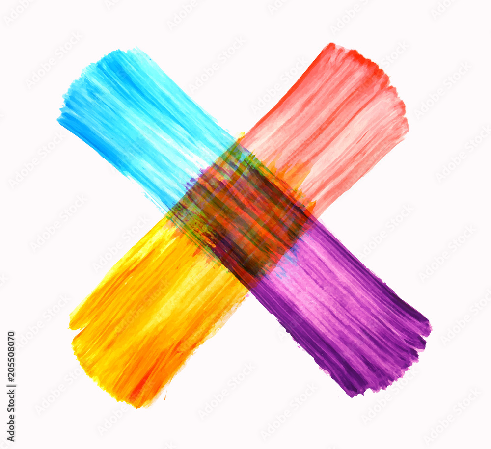 Fototapeta premium Abstract hand painted background