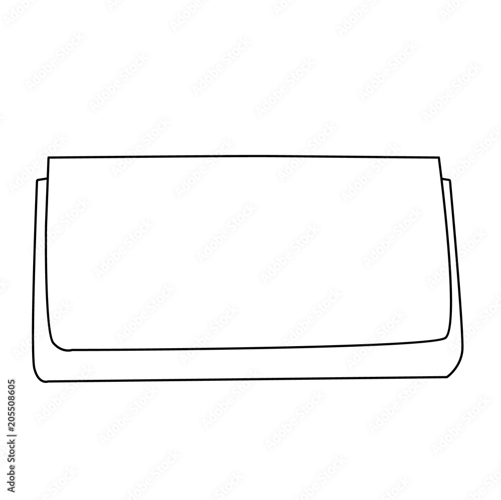 sketch female clutch, handbag sketch female clutch, handbag