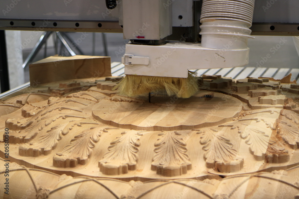 Manufacture of a wooden panel on a CNC milling machine. Manufacture of a wooden panel on a CNC milling machine.