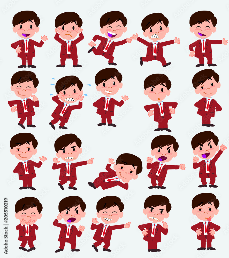 Businessman in a swimsuit. Twenty eight expressions and basics body elements, template for design work and animation. Vector illustration to Isolated and funny cartoon character. Businessman in a swimsuit. Twenty eight expressions and basics body elements, template for design work and animation. Vector illustration to Isolated and funny cartoon character.