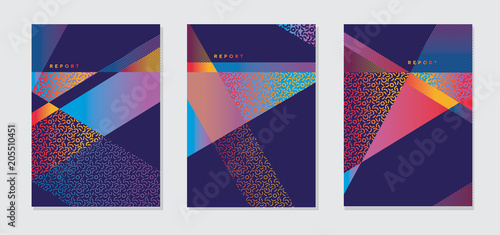 Abstract modern bright colo...