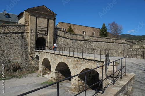 Medieval fortress at Mont Louis, France photo