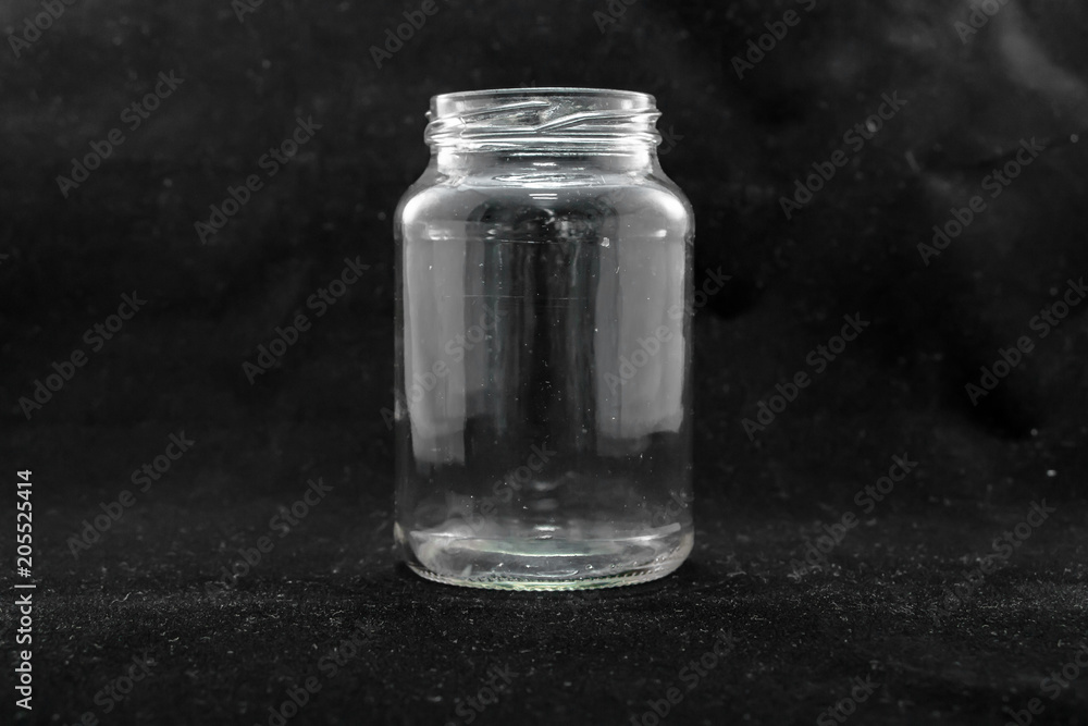 Frasco de vidro transparente Frasco de vidro transparente