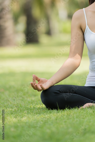 Yoga in the park