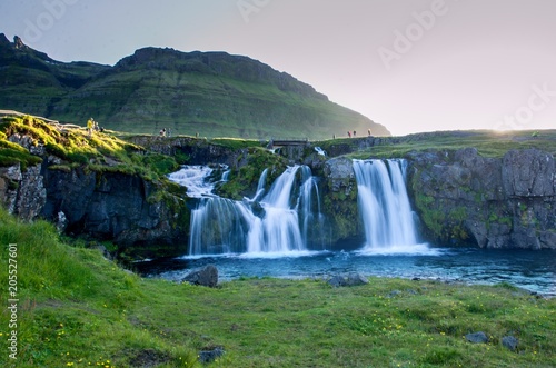 Waterfalls near Mount Kirkjufell © Jolana