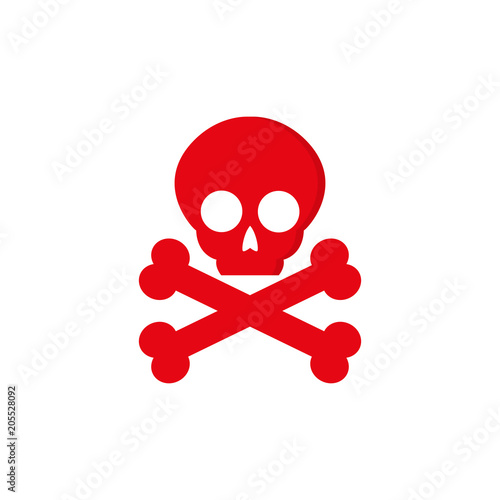 Skull Icon Vector.