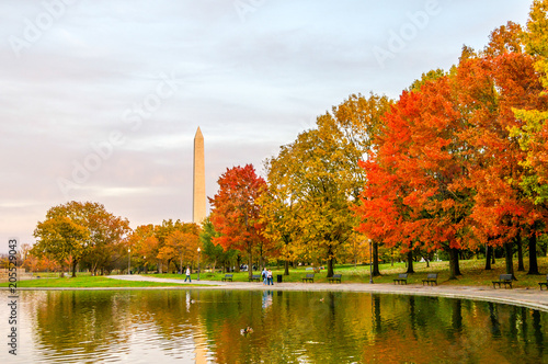 Washington Monument in the Fall