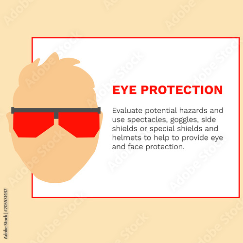 Occupational Safety and Health icons and signs set