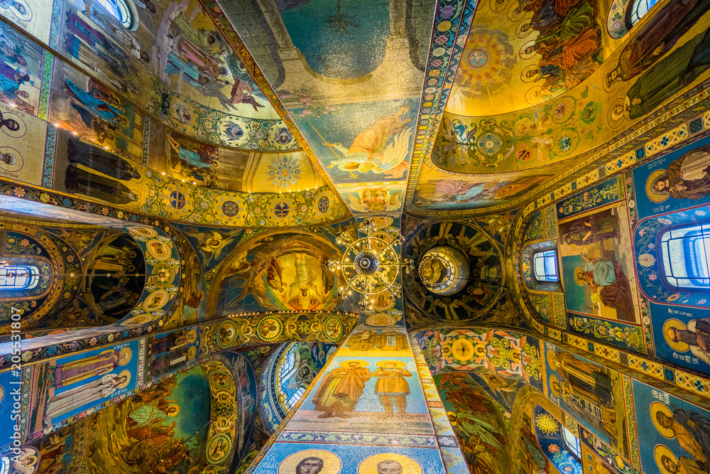 art in Church of the Savior on Spilled Blood