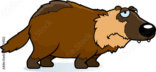 Sad Cartoon Wolverine