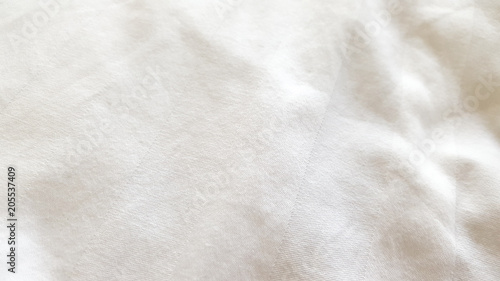 White smooth linen fabric