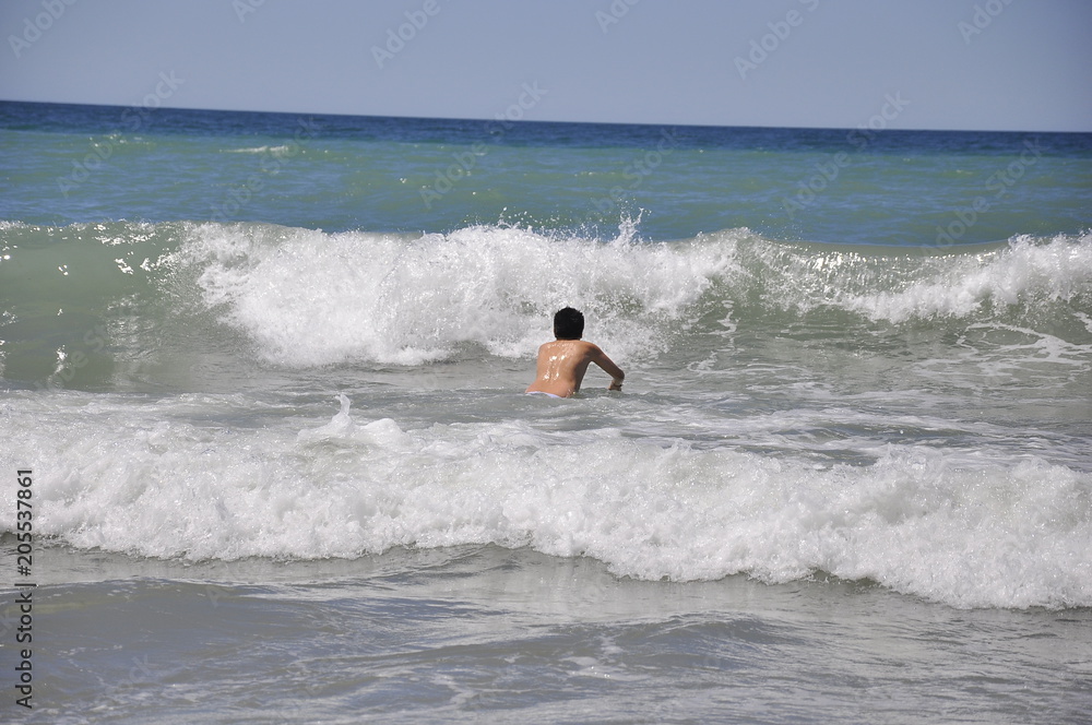 Sand beach and & the sea Sand beach and & the sea