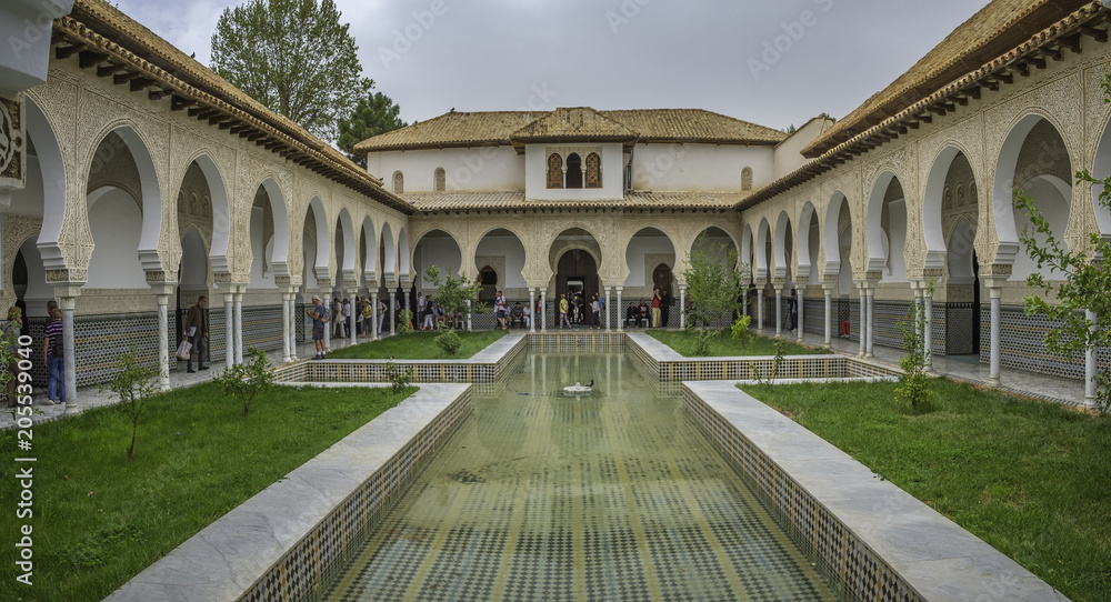 Interiors of the Mechouar Palace or the Zianide Royal Palace in Tlemcen, Algeria Interiors of the Mechouar Palace or the Zianide Royal Palace in Tlemcen, Algeria
