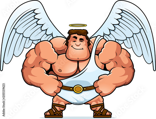 Cartoon Angel Confident