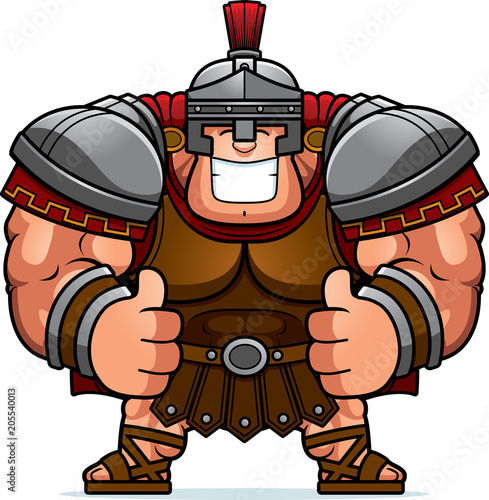 Cartoon Centurion Thumbs Up
